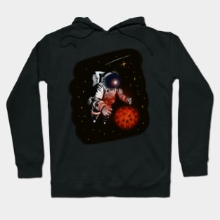 astronaut vs corona Hoodie